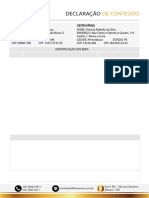 Declaração de Conteúdo PDF