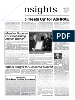 San Antonio Heats Up' For ASHRAE: Member Honored For Establishing Afghan Branch