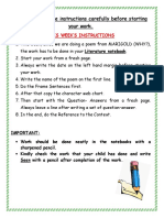 Kindly Read All The Instructions Carefully Before Starting Your Work