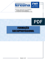 Apostila de Formação SOCIOPROFISSIONAL