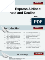 People Express Airlines: Rise and Decline: Group 1