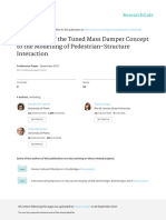 Application of The Tuned Mass Damper Concept To The Modelling of Pedestrian-Structure Interaction