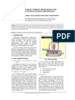 Wireless Eddy Current Probe Design and Applications in Aicraft Maintenance