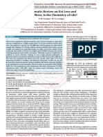 Systematic Review On Eat Less and Move More Is The Chemistry of Life