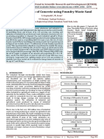 Durability Study of Concrete Using Foundry Waste Sand