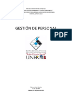 Gestión de Personal - Unidad V - Proceso de Desarrollo de Personal