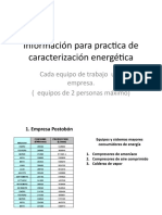 Información para Práctica de caracterización energética