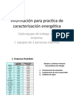 Información para Práctica de Caracterización Energética
