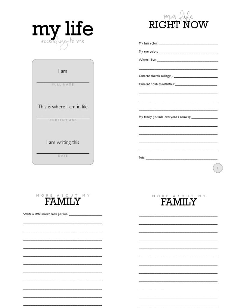 Personal Life Reflection Document | PDF