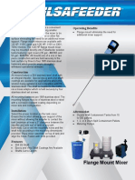 Flange Mount Mixer Tech Sheet PDF