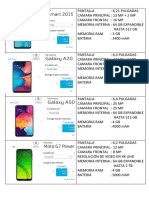 Celulares Movistar Caracteristicas