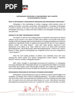 Ot Vision Screening Packet | PDF | Visual Perception | Eye