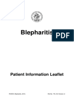 Blepharitis: Patient Information Leaflet
