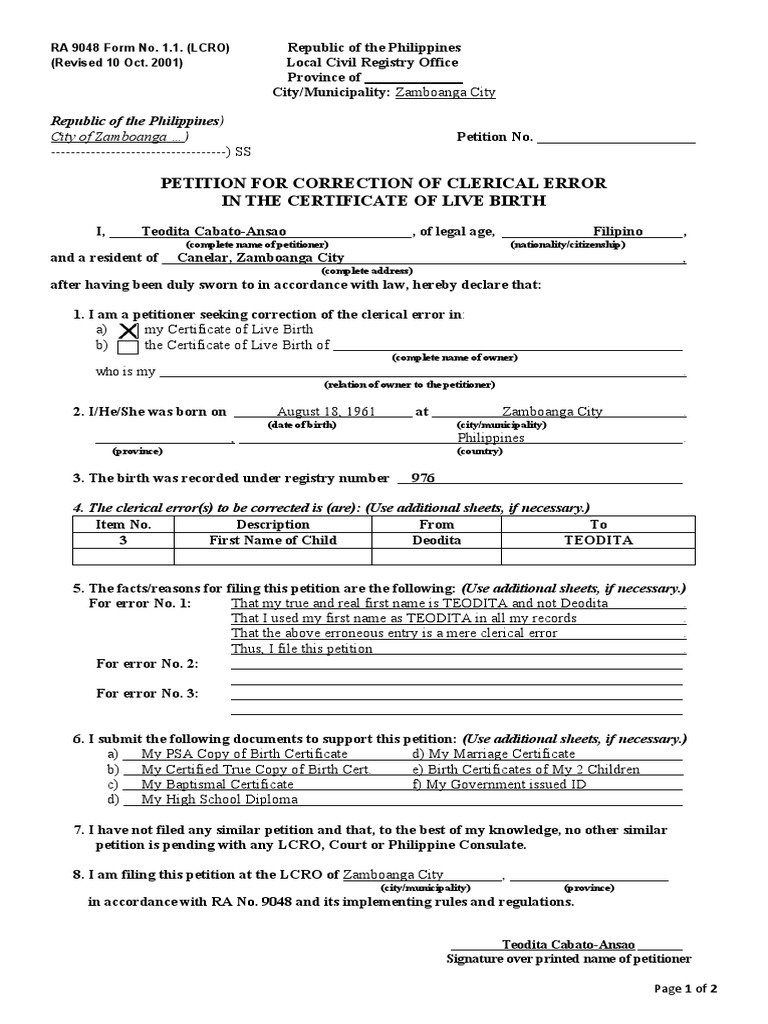 HOW TO CORRECT ERROR IN BIRTH CERTIFICATE PHILIPPINES visual data 7
