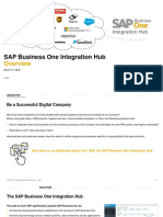 SAP Business One Integration Hub Overview