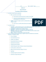 NAME: - G11 - Nov. 11, 2019 Score: - Activity 3.2 Types of Research Concept: Research Is Classified According To Method and Purpose