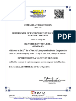 Certificate of Incorporation On Change of Name of Company: Companies Act 2016 (Section 17) (ACT 777)