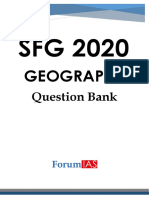 SFG 2020 Geography Question Bank PDF