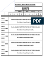 DCC Time Table Junior Middle Wing 17 Mar To 21 March 2020