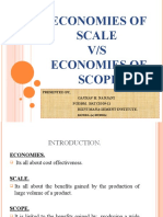 Economies of Scale V/S Economies of Scope