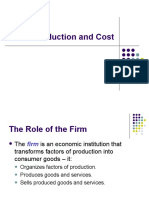 The Production and Cost