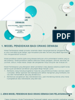 Andragogi - Model Pendidikan Untuk Orang Dewasa