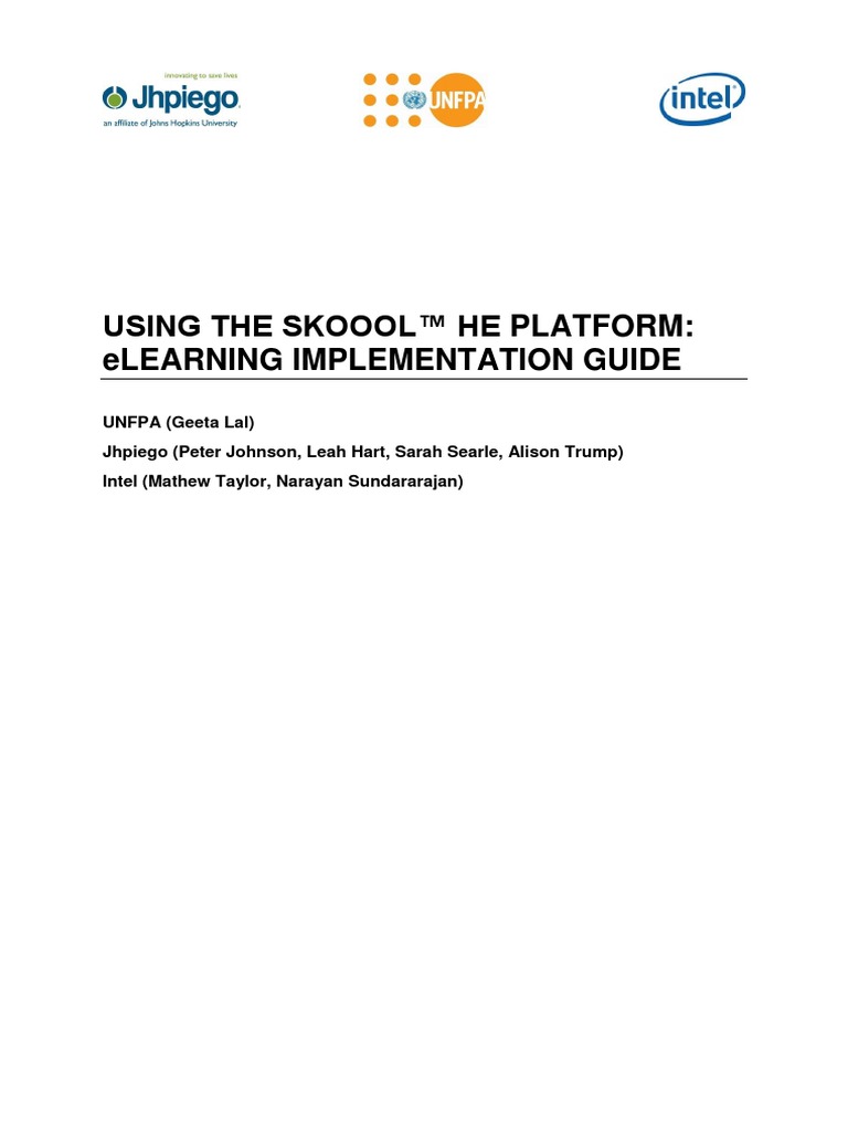 Elearning Implementation Guide - ENG PDF | PDF | Educational Technology ...