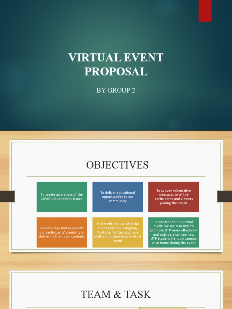 UTP Virtual Event Proposal: COVID-19 Vlog | PDF | You Tube | Communication