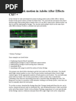How To Track Motion in Adobe After Effects CS3