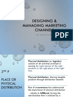 Designing & Managing Marketing Channels: Dr. Shazia Khan