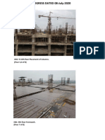 HB1: 9-10th Floor Placement of Columns. (Pour 3,4 of 8)