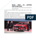 Global to India - Kia motors