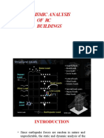 Seismic Analysis of RC Buildings: Linear Static & Nonlinear Pushover Methods