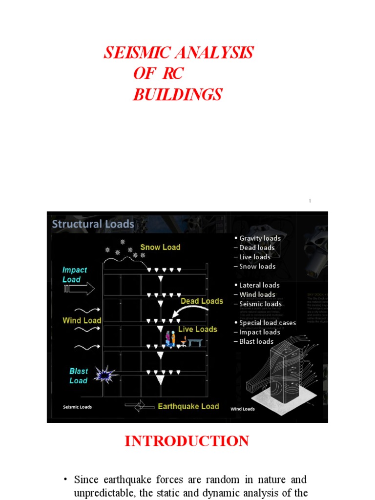 Final PPT On Sesmic Analysis | PDF | Earthquake Engineering ...