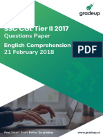 CGL 2017 Tier II English 21 Feb 2018 Question Paper PDF PDF 17 87