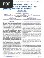 GPS Based Real Time Vehicle Tracking System For Kid's Safety Using RFID and GSM