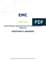 Question & Answers: Unity Solutions Specialist Exam For Implementation Engineers