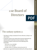 The Board of Directors