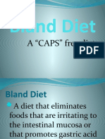 Bland Diet: A "CAPS" Free Diet