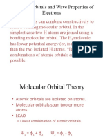 Molecular Orbitals and Wave Properties of Electrons