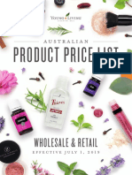 Product Price List: Australian