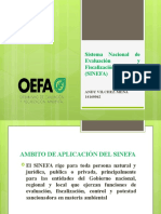 SINEFA: Sistema Nacional de Evaluación y Fiscalización Ambiental