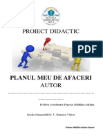 6 A PROIECT DIDACTIC_Planul meu de  afaceri