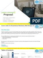 Ecommerce Business Proposal: (Web Design)