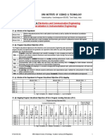 B.Tech. ECE-IE Syllabus SRM IST - 2018 Reg.