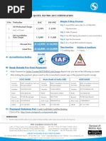 B) Quote For ISO 9001-2015 PDF