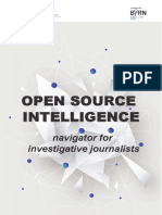 Open Source Intelligence: Navigator For Investigative Journalists