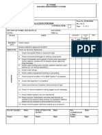 Checklist For Installation of BMS M Tower PDF