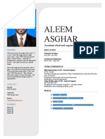 Aleem Asghar: Assistant Electrical Engineer