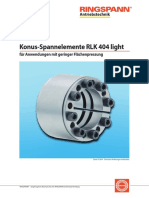 Konus-Spannelemente RLK 404 Light: Für Anwendungen Mit Geringer Flächenpressung